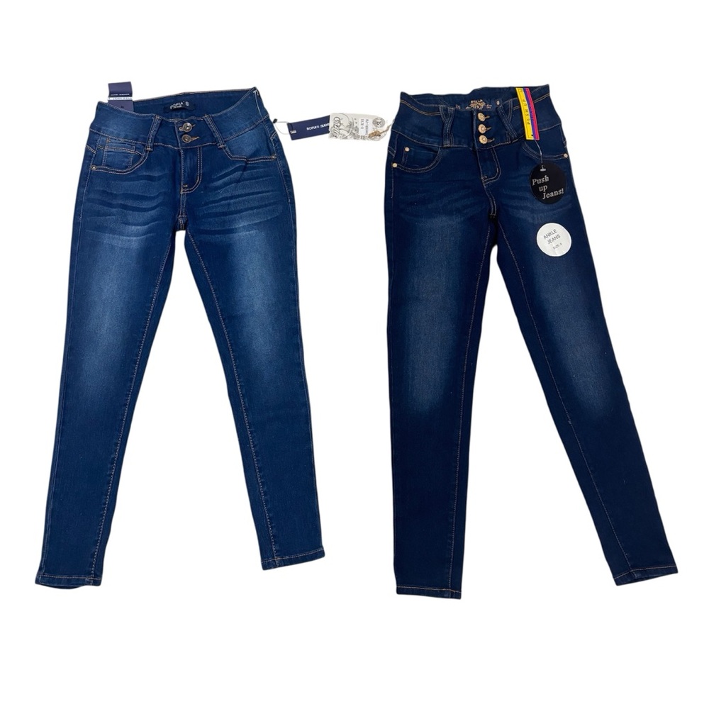 Dark Blue Women's Stretch Jeans - Classic Slim Fit Size zero NWT